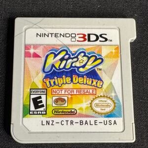 Kirby triple deluxe not for resale for Nintendo 3ds
